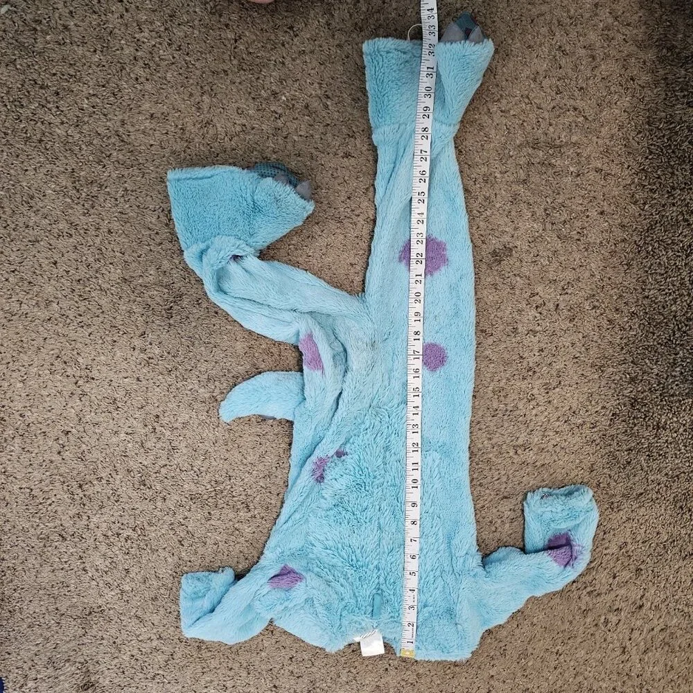 Monsters Inc Sully Sullivan Furry Tail One Piece Halloween Costume Toddler 2T